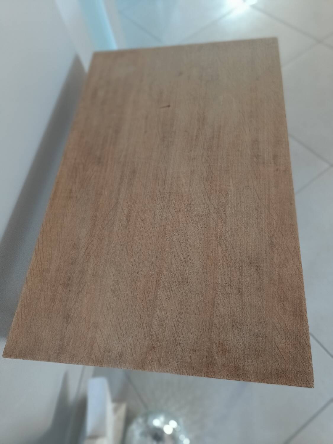 Raw wood desk, 1960s