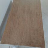 Raw wood desk, 1960s