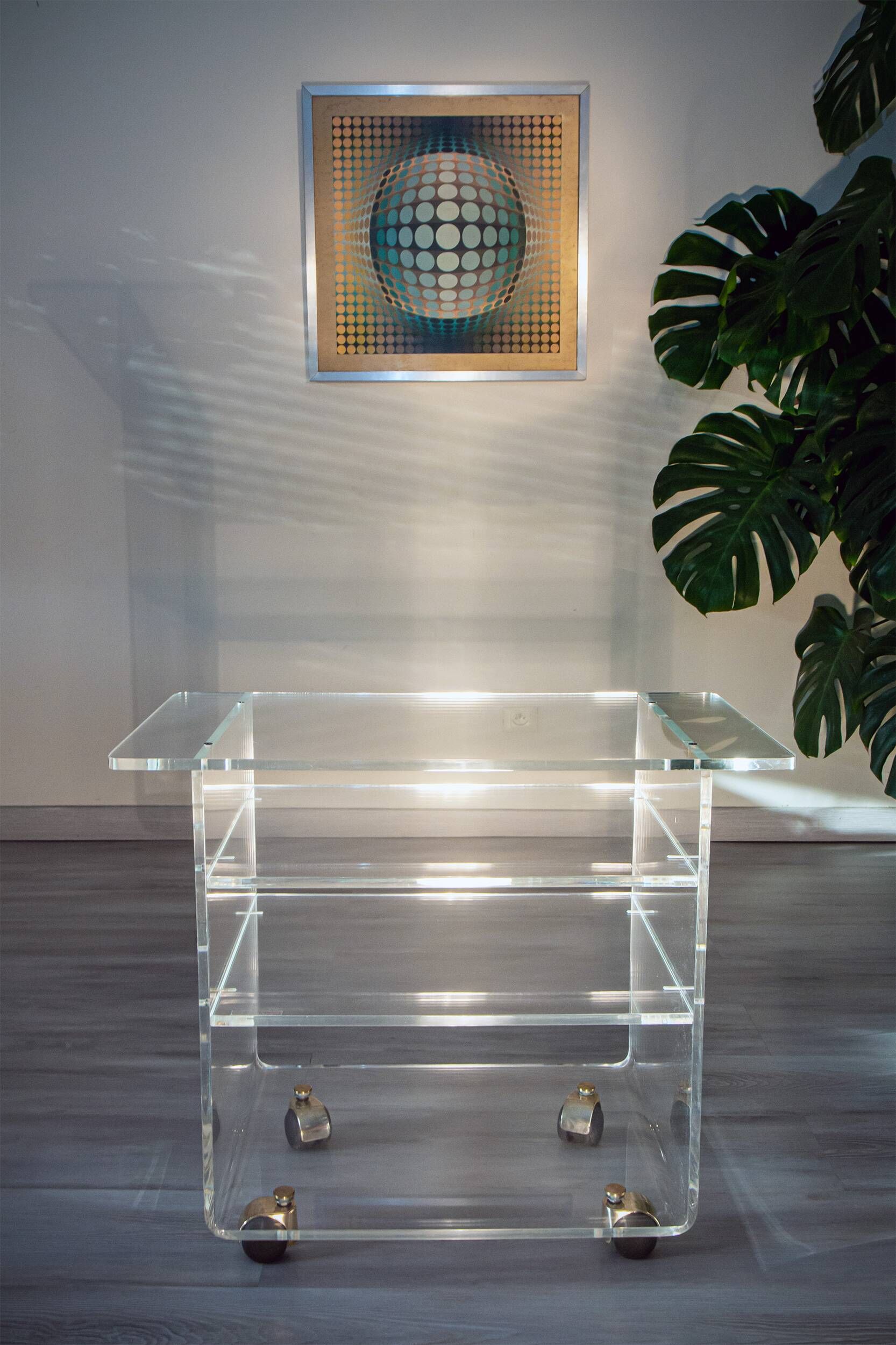 Plexiglass furniture, David Lange for Marais international 1970-80