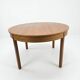Table scandinave extensible en chêne des années 60