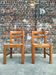 2 chaises vintage en orme massif Maison Regain