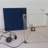 Lampe de Table Vintage Création P Bourguignon Objet d'Art Pyramide Années 1970