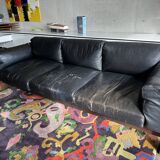 Set of 3-seater, 2-seater and 1-armchair sofas, Knoll Bastiano model,