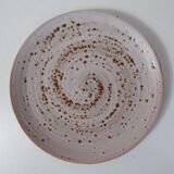 6 signed stoneware dinner plates