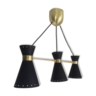 Lustre diabolo dans le style des créations des année 50
