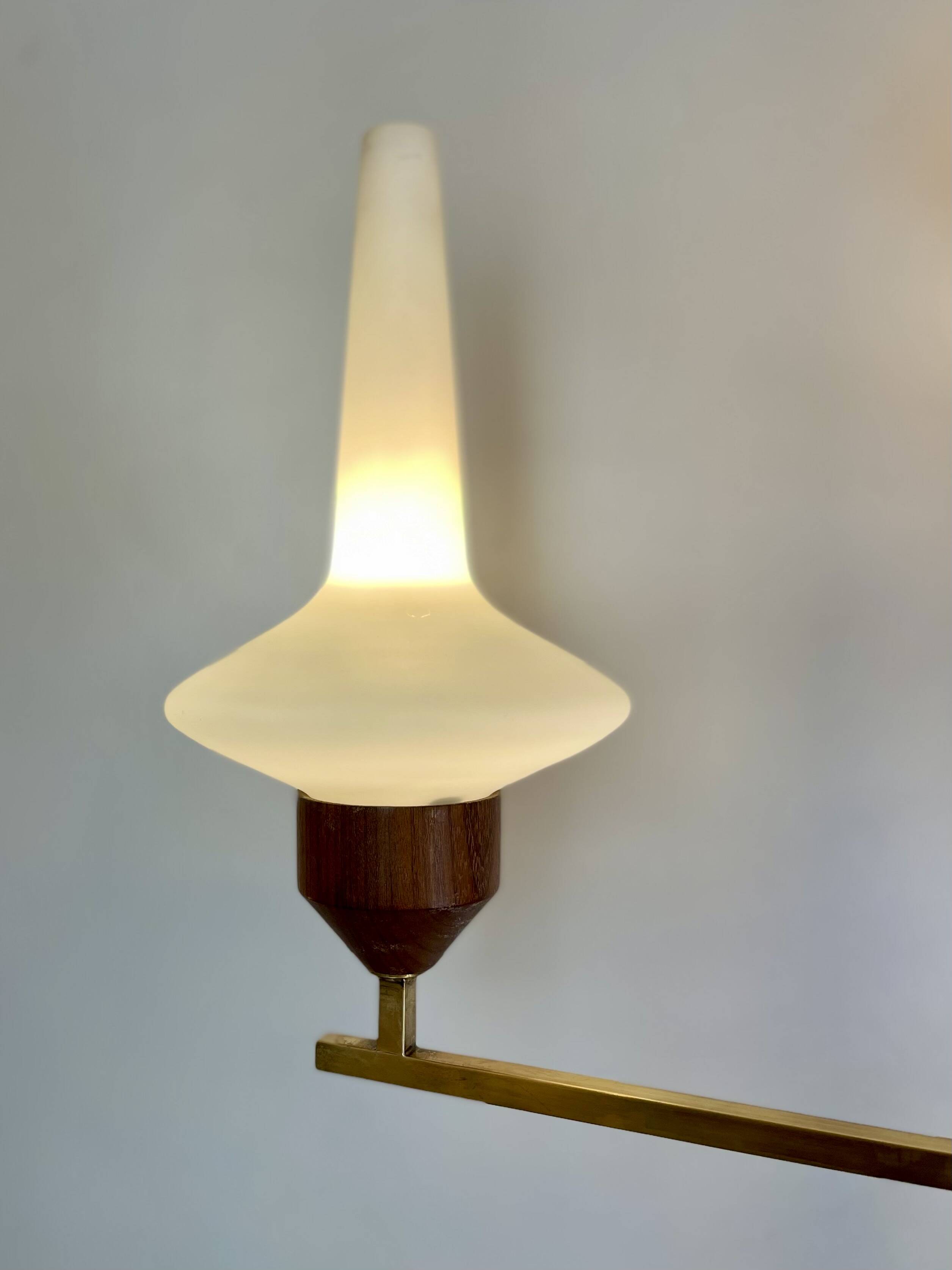 Mid-Century Floor Lamp att. To Stilnovo, 1950s