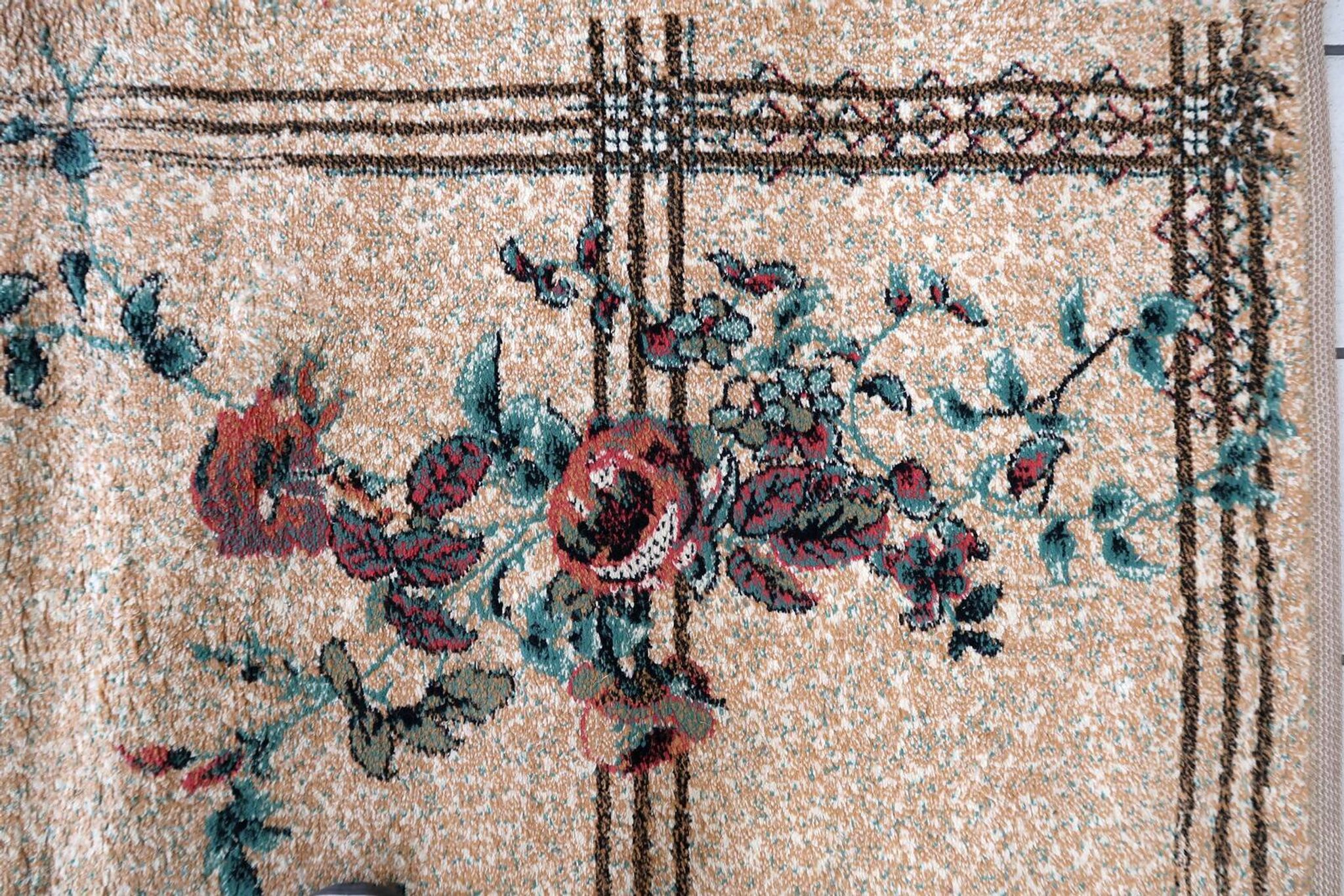 Tapis vintage turc moderne en laine – 119 x 175 cm – Années 1970