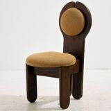 Chaise en pin hongrois par Mária Szedleczky, Set de 6