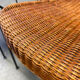 Vintage wicker bistro chairs by Frederik Weinberg, 1960s