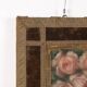 Old painting on canvas with a religious theme from the 19th-20th century.