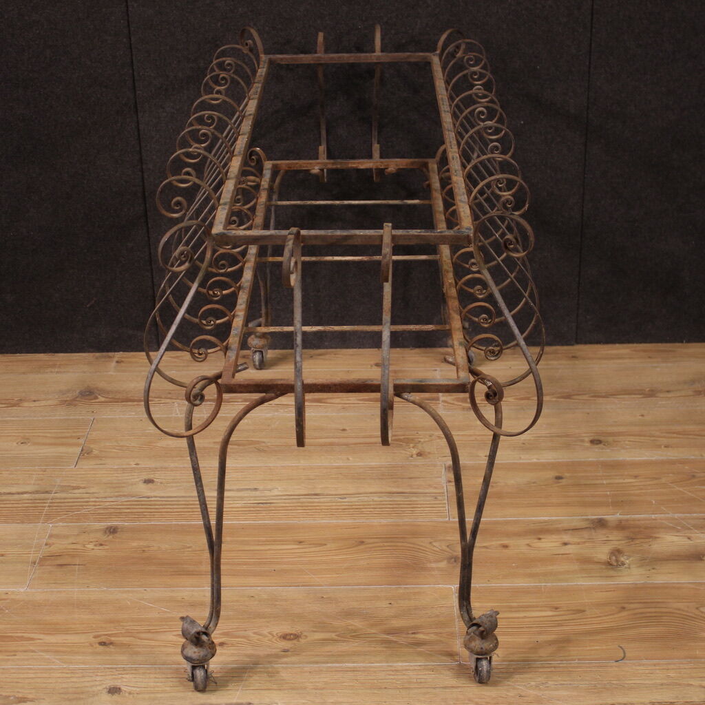 Wrought iron planter from the 70s