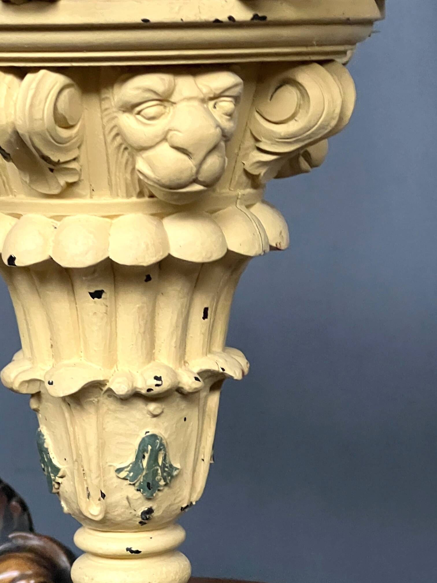 Renaissance style chandelier.