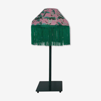 Japanese paper lamp with fringe "Polina"