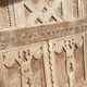 Old Berber door carved from solid wood