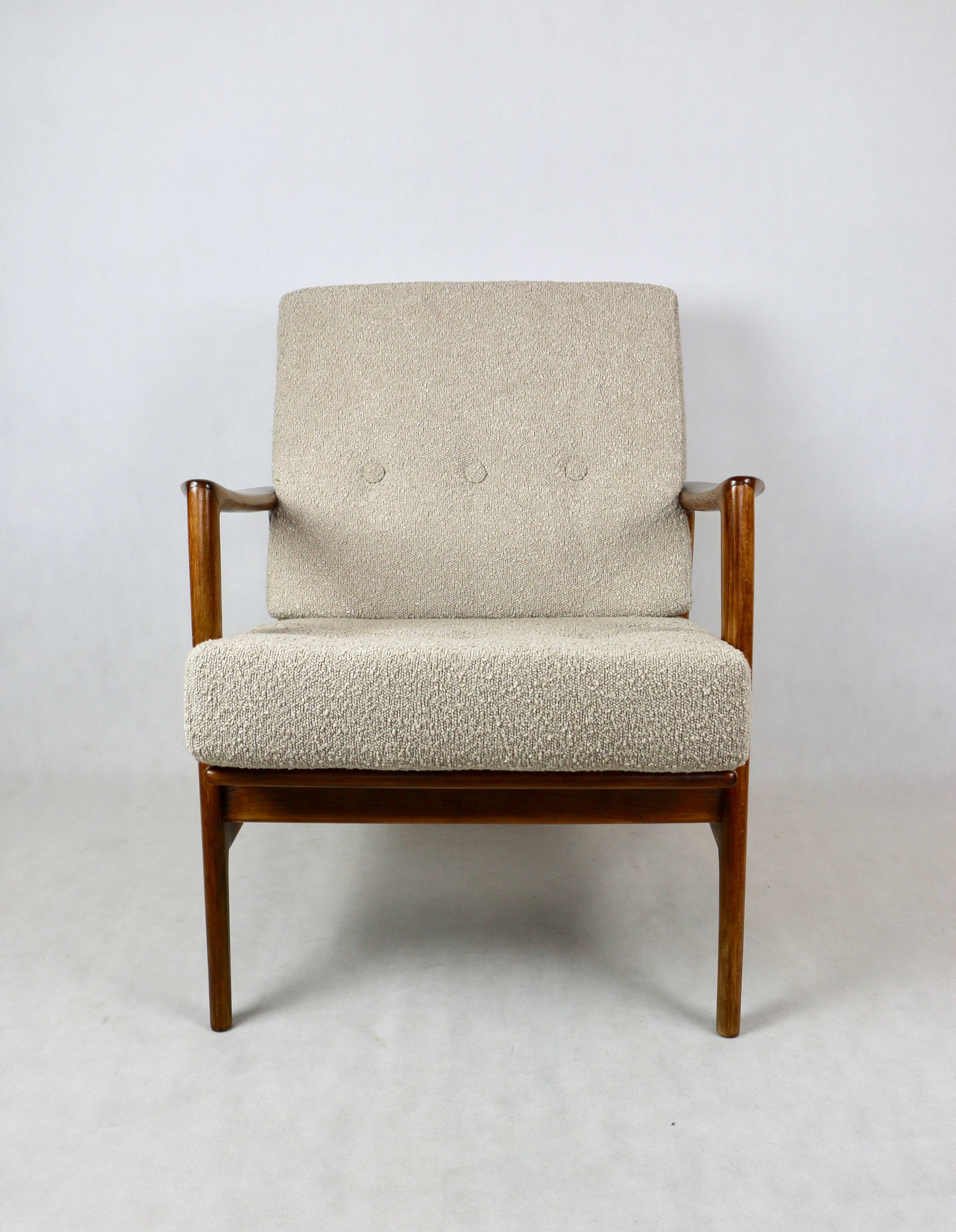 Polish Beige Stefan Armchair, 1970s