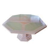 Octagonal table de tonge 1980s