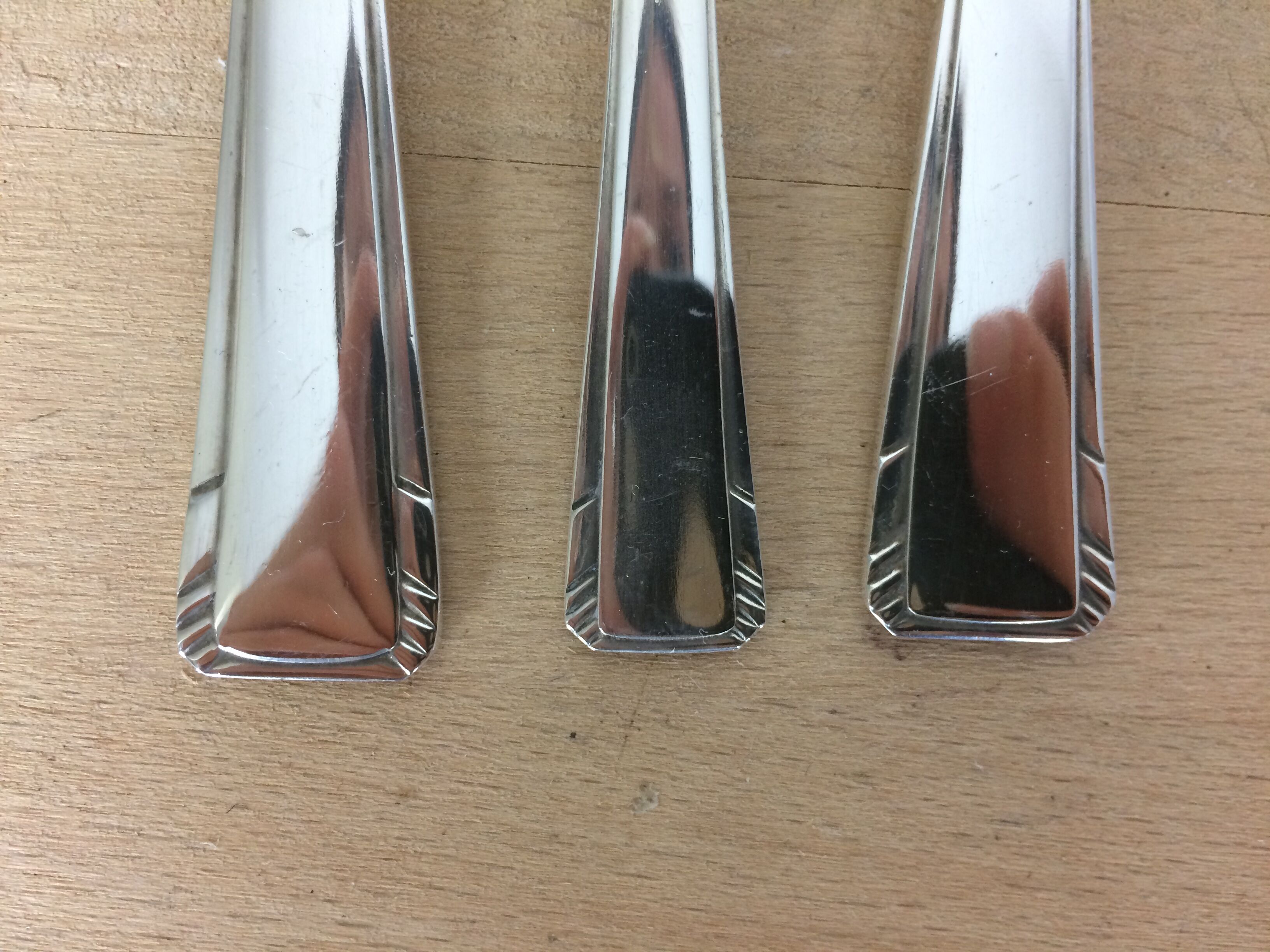 Ercuis silver metal, birth or baptism cutlery box