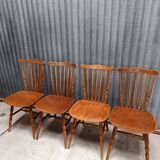 4 chaises style western Baumann