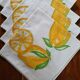 8 White Square Napkins