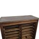 Commode à tiroirs vintage en bois / armoire d'archives / armoire de notaire
