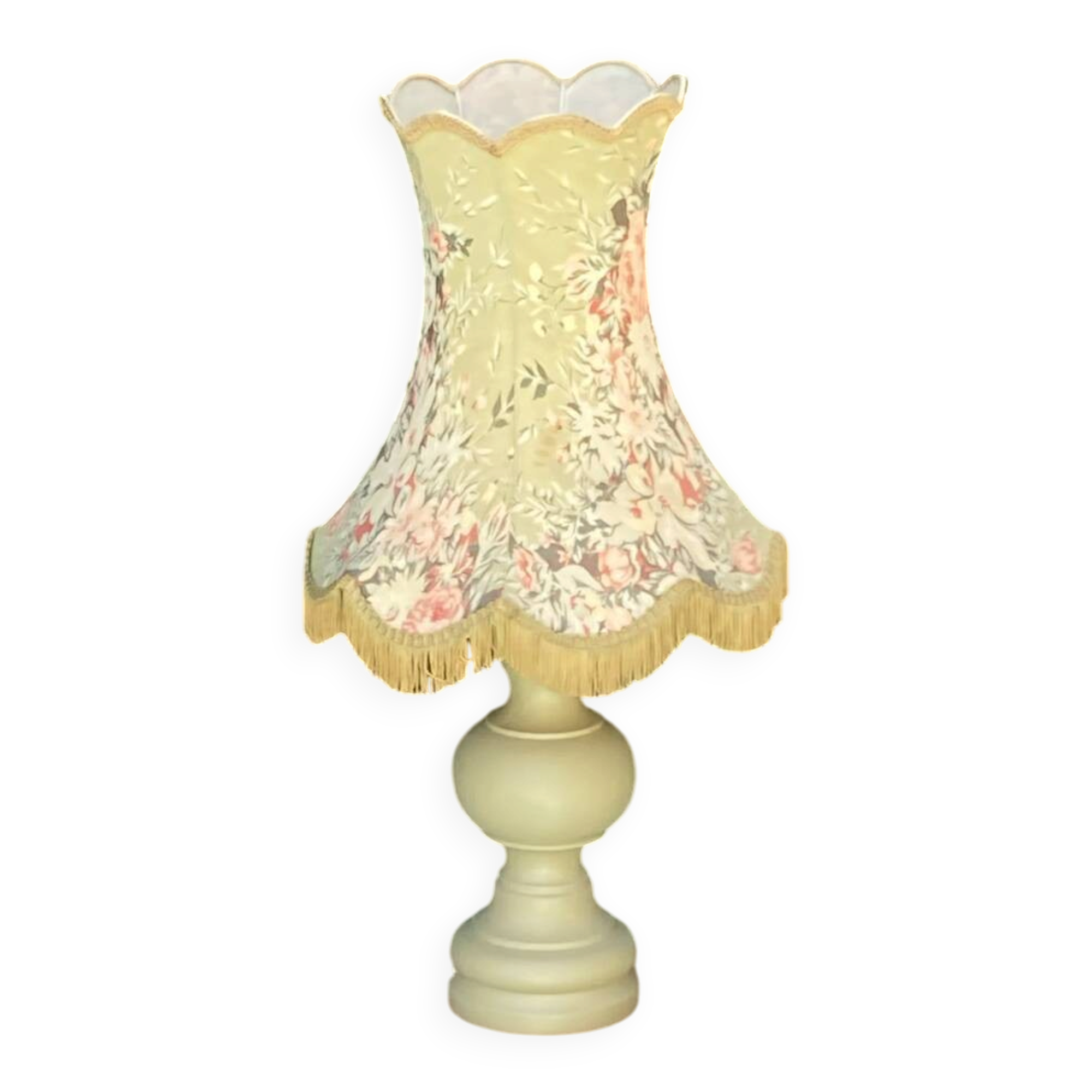 Vintage lamp 🌸 floral / naturalist lampshade