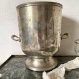Patinated silver champagne bucket