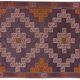 Vintage Turkish kilim handwoven 136x204 cm