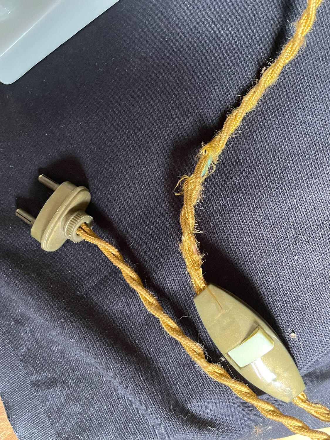 Opaline lamp, white vase, lampshade