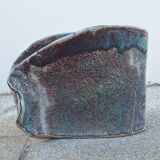 Glazed ceramic vase by Nadia and Alain Pinel