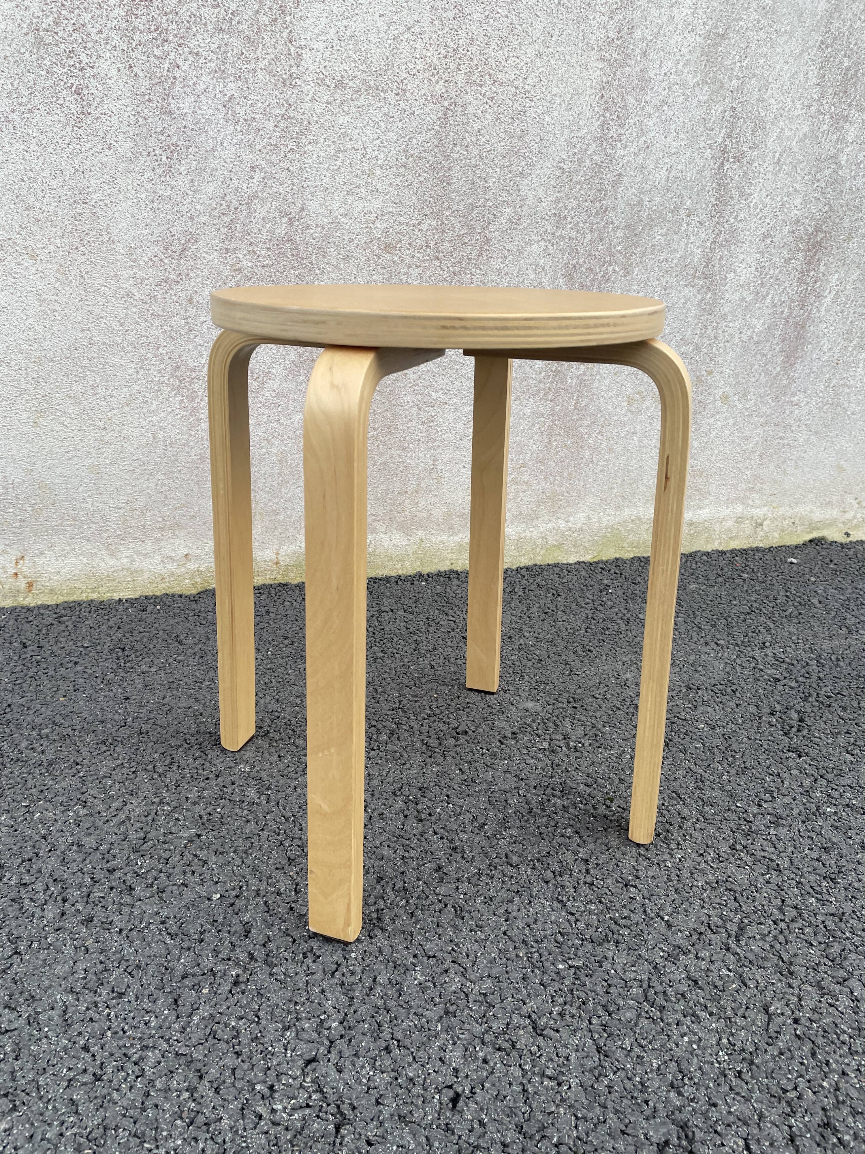 Frosta wooden stool