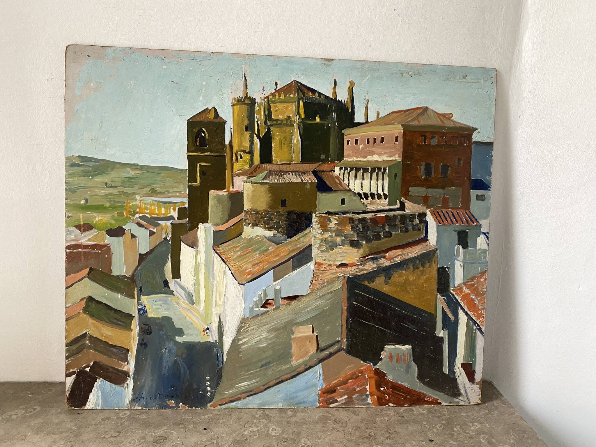 Palace landscape signed