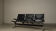 Tandem Sling bench by Charles & Ray Eames, 1962