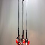 Suspension en métal chromé par Raak Amsterdam 1960 's