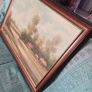 Grand tableau signé Percy