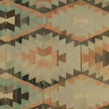 Anatolian handmade kilim rug 388 cm x 195 cm