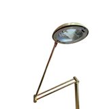 Articulated halogen lamp in chrome-plated brass – 1990s design – Italy