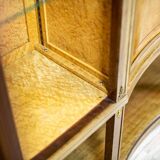 Vintage Bookcase with Brass, 1930s
