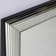 Modern wall mirror with multiple facets, Belgium, 1990