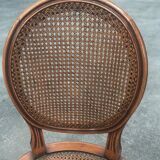 Series of 6 lLuis XVI chairs in cannage