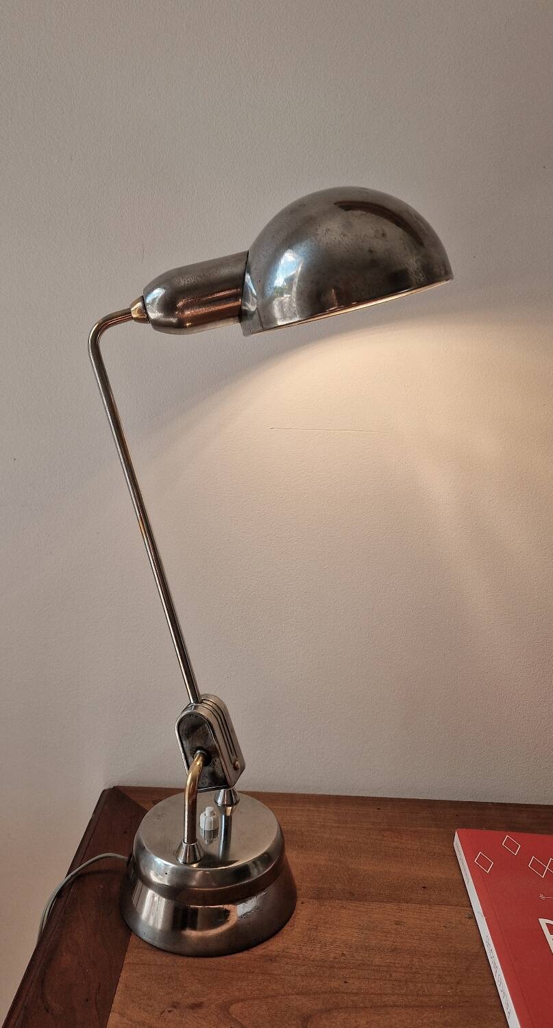 JUMO 600 Lamp - Vintage Chrome - 1940s