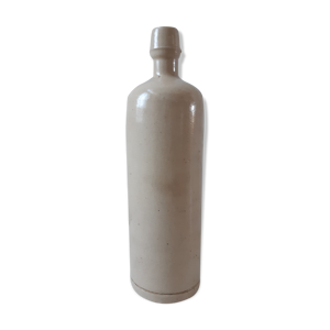 Bouteille en grès ancienne artisanale