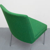 1960s chair in green and chrome from Mauser