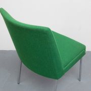 Chaise des années 1960 vert et chrome de Mauser