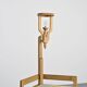 Oak reading armchair by Guillerme and Chambron, circa 1955