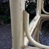Rattan side table