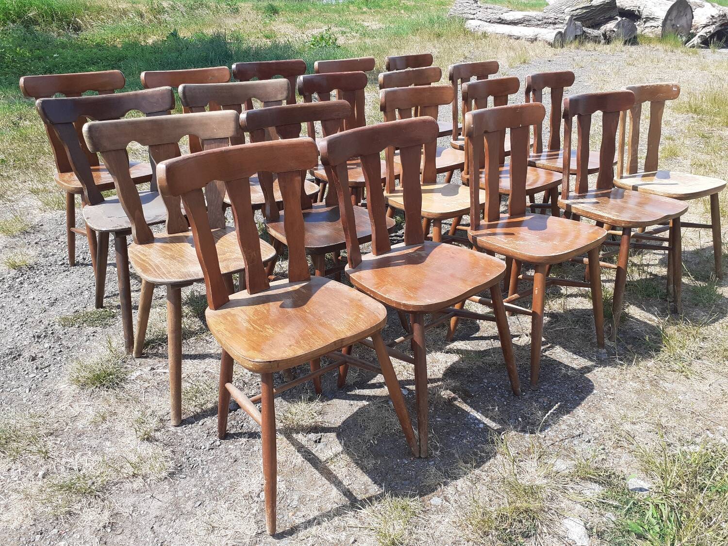 20 bistro chairs