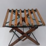 Wooden folding stool "eureka"