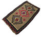 Turkish mini kilim, 90 x 52 cm