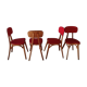 4 chaises coeur Baumann