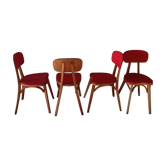 4 chaises coeur Baumann